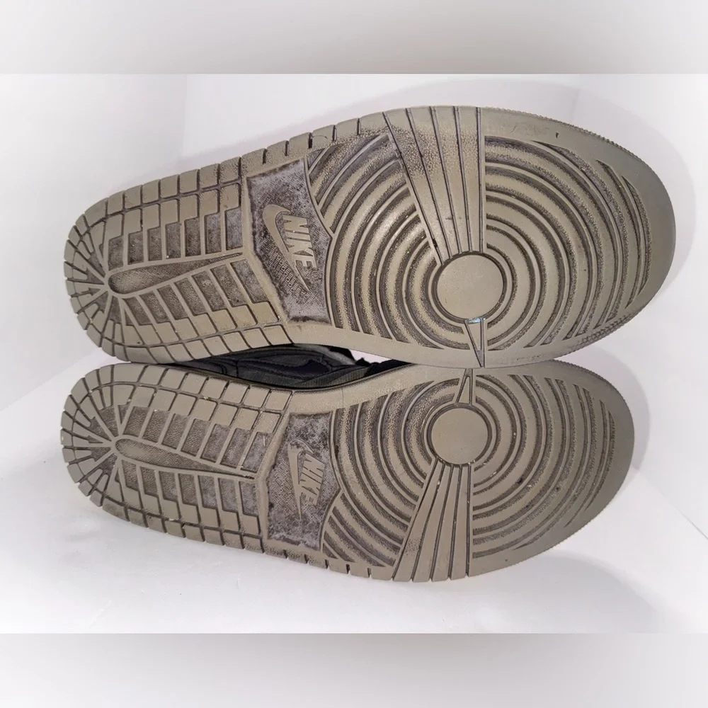 Nike Air Jordan 1 Mid Craft Inside Out Black Grey DM9652-001 Men’s Size 10.5